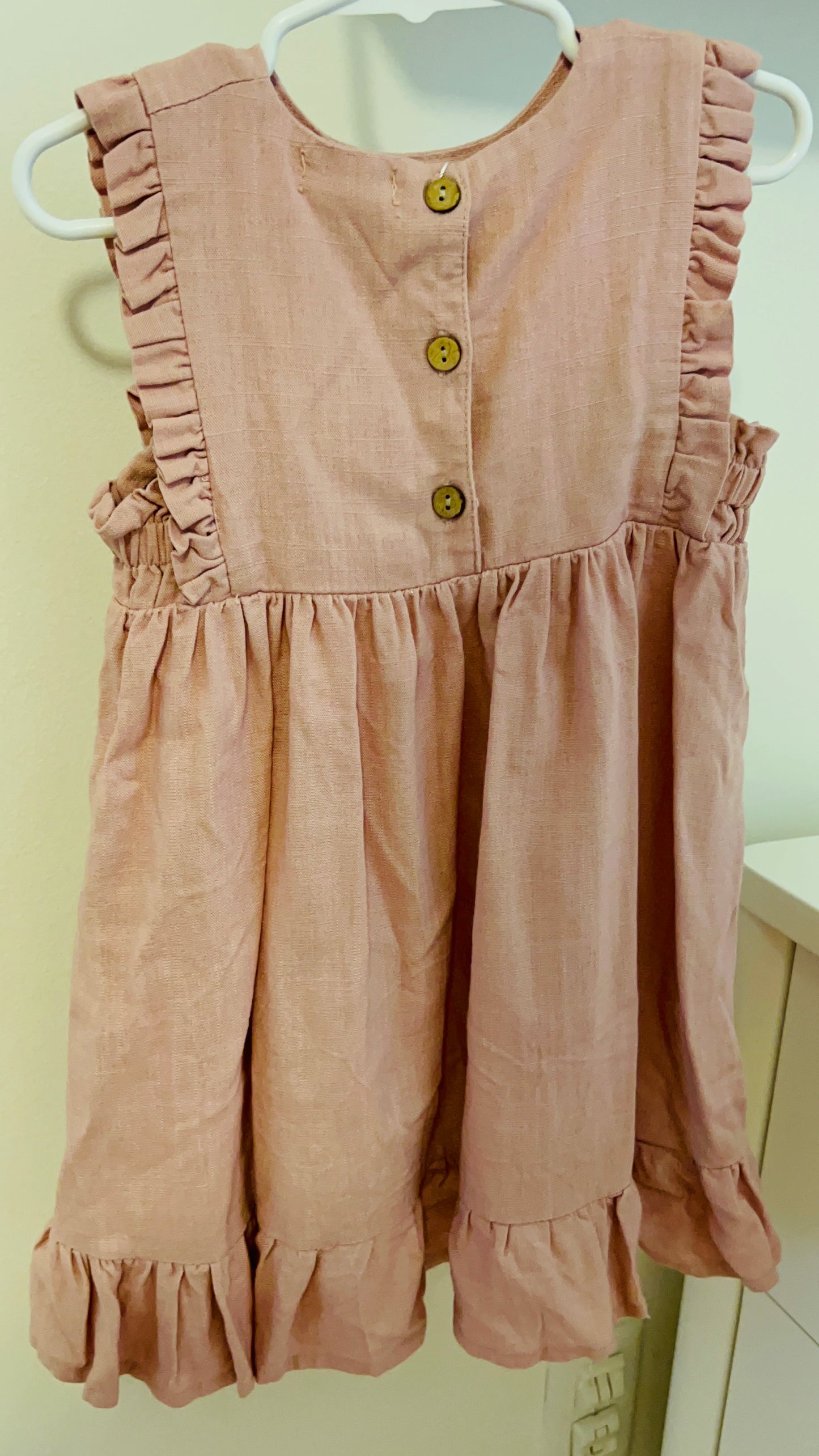 Mother Mary hand embroidered dress