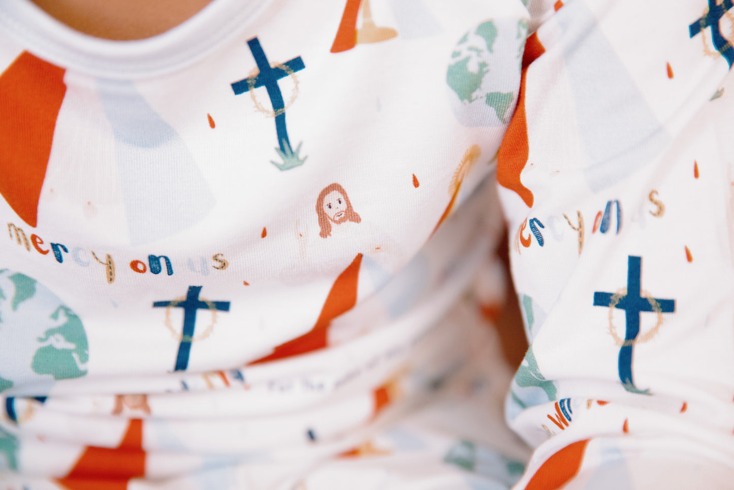 Divine Mercy boys two-piece pajamas