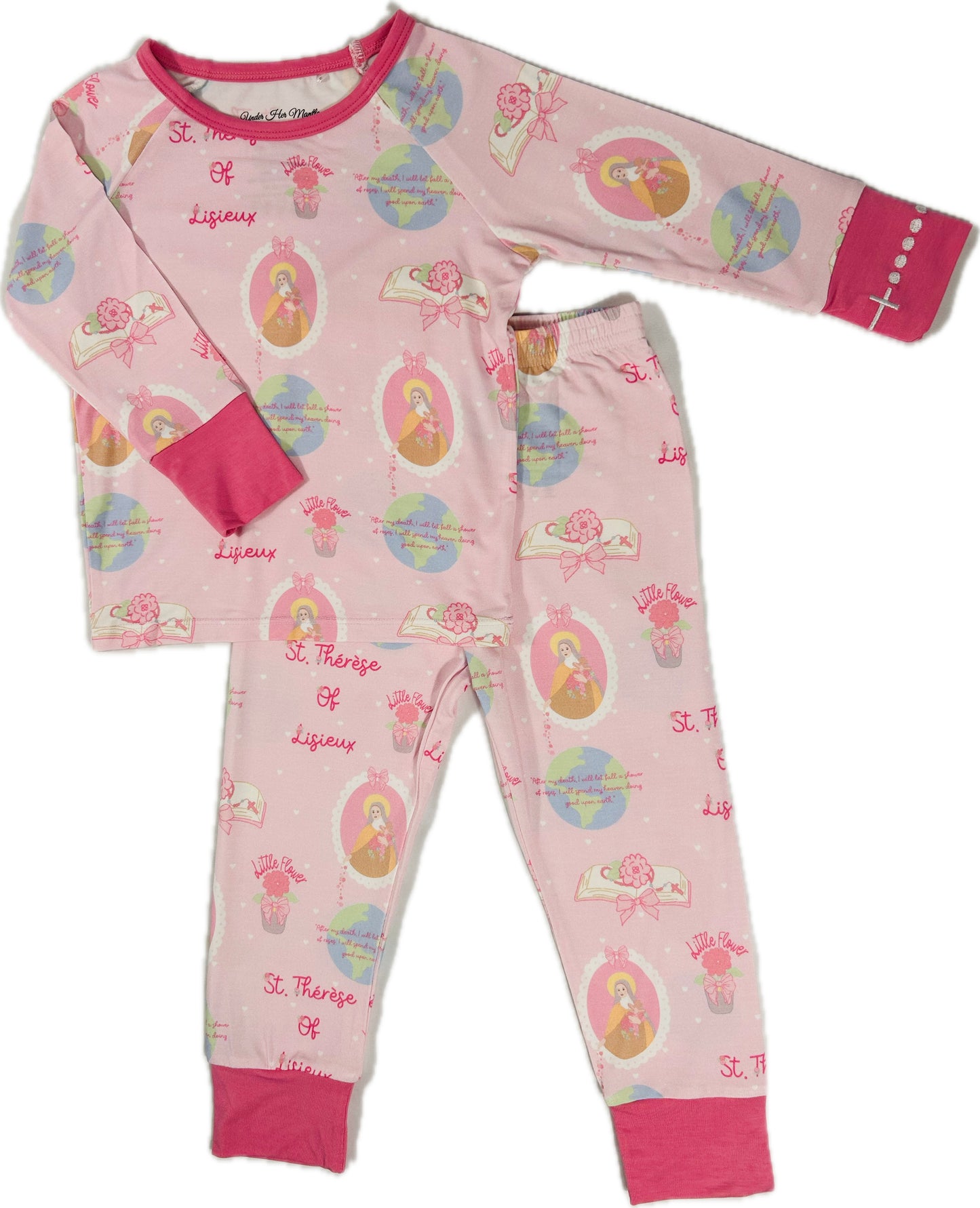 St. Thérèse of Lisieux Two Piece kids Pajamas